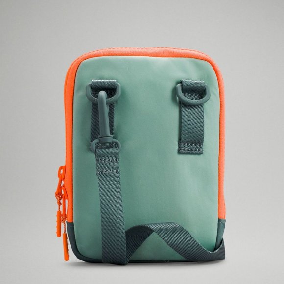 Lululemon Easy Access Crossbody Bag NWT O/S (ATGN/TIDT) Orange Green - Picture 2 of 13
